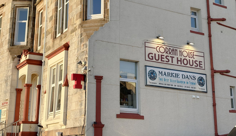 Corran House Sign